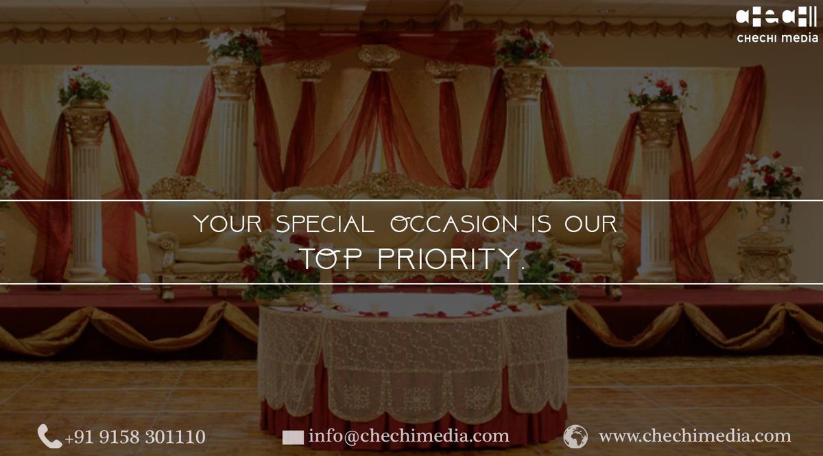 chechimedia's tweet image. #CustomizedEvents #Intimate2Exquisite #ConceptionToCompletion #India #GlobalOutreach #productionvalue #DesignSpecial