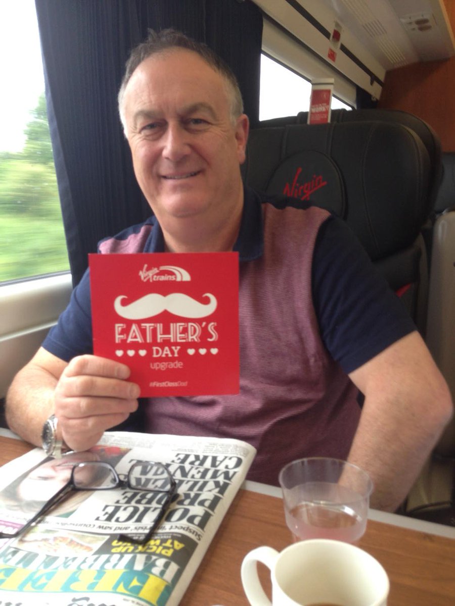 liz101211's tweet photo. And another one @Virgin_TrainsEC #FirstClassDad https://t.co/u0N0pDFFPn
