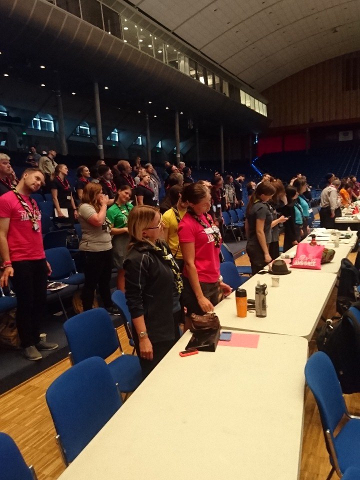 intscouting's tweet image. Vi har morgongymnastik på #15egsc #scouterna