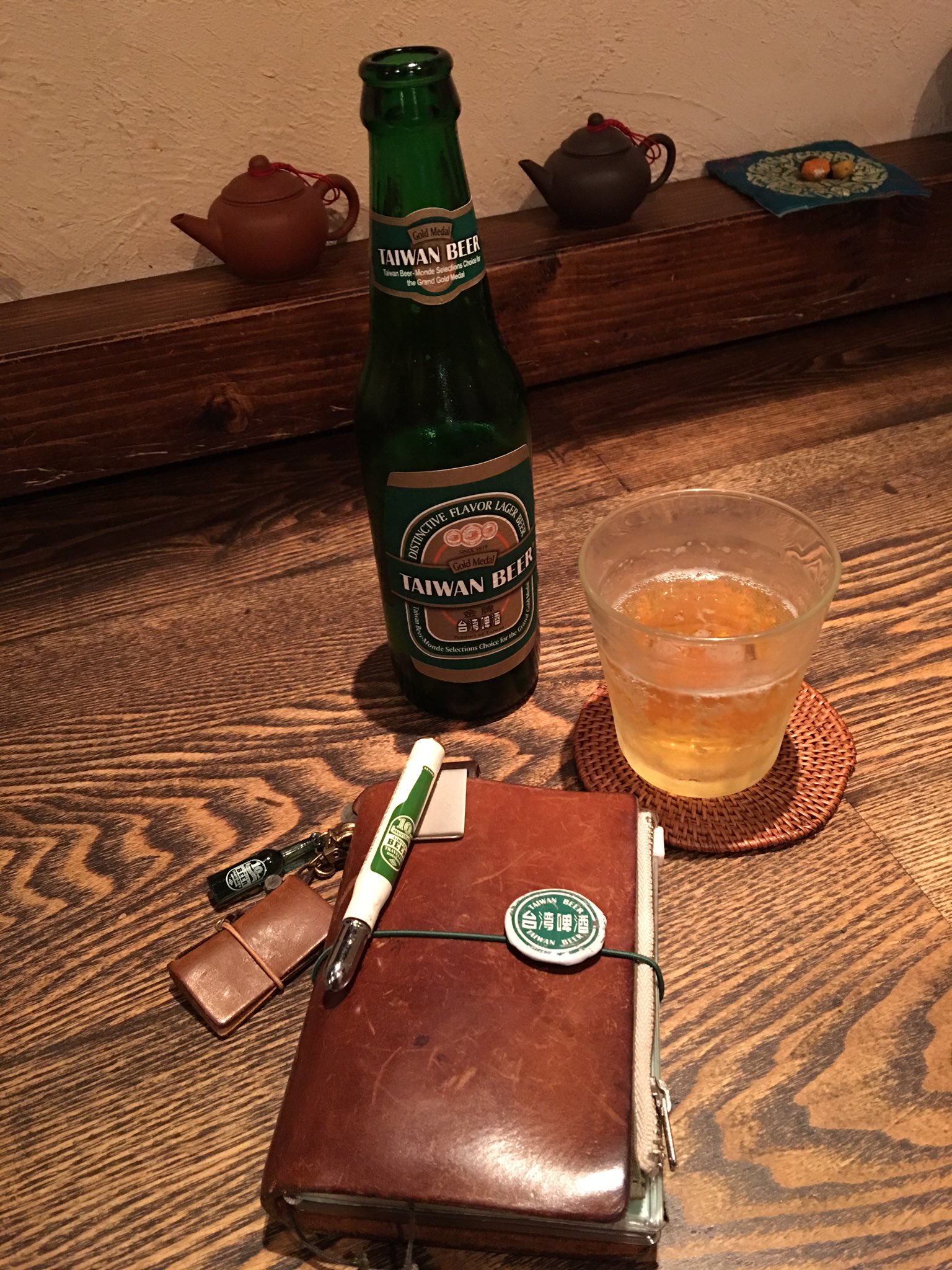 トラベラーズノート台湾ビール （TRAVELER'S FACTORY | もうすぐ