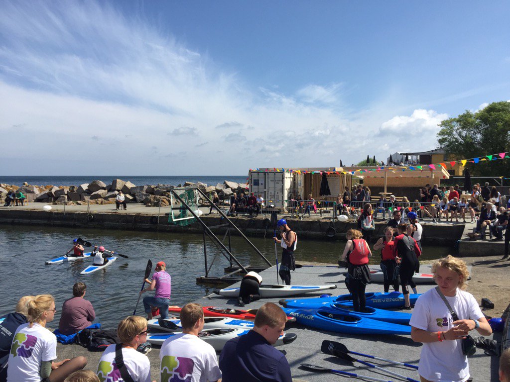 Ny fællesskaber med #underværker hos #realdania på #fm16 kajakpolo under ledelse af programchef #perschultse