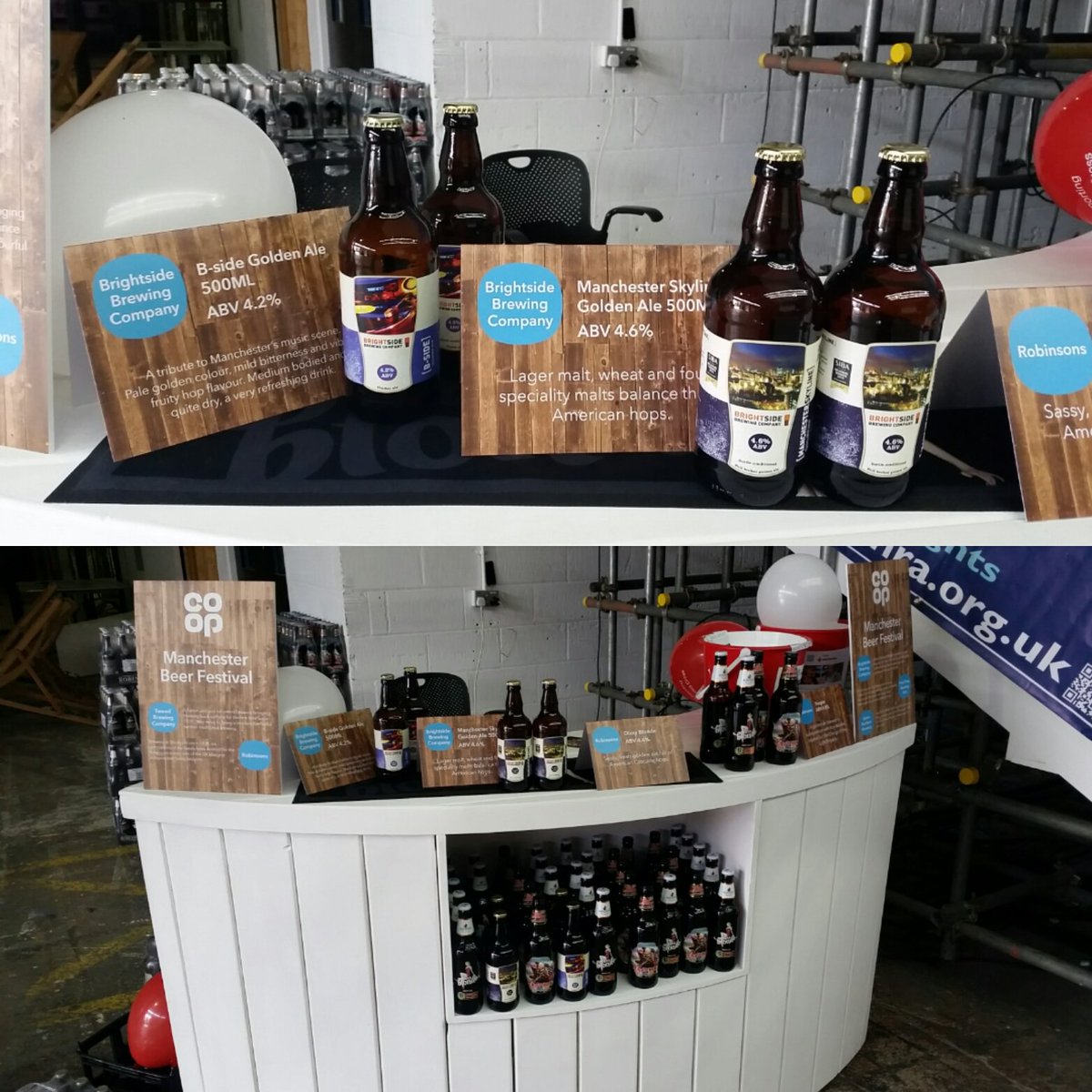 All ready <a href="/mcrbeerweek/">Manchester Beer Week</a> with <a href="/coopukfood/">Old Account</a> #mbw16 Come and see us for a taste!