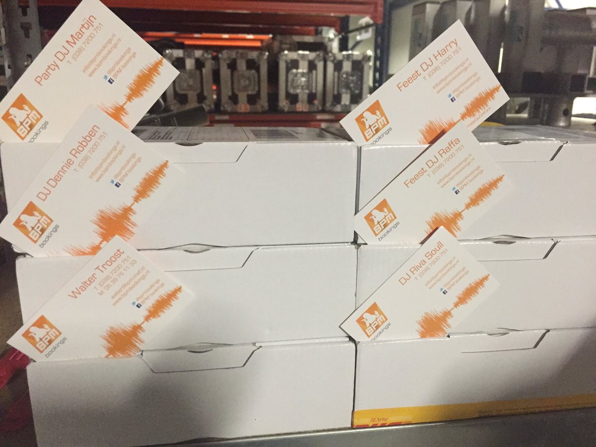 De DJ's van <a href="/BPMbookings/">BPM Bookings</a> waren altijd al visitekaartjes van de zaak, en die kaartjes kunnen ze nu zelfs uitdelen!