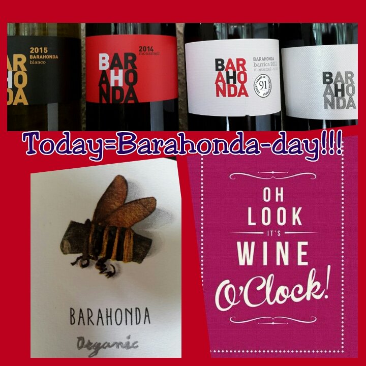 Today=Barahonda-day @VosInterieur Groningen van 13.00 tot 17.00. Kom je ook langs om te proeven? Tot zo!!