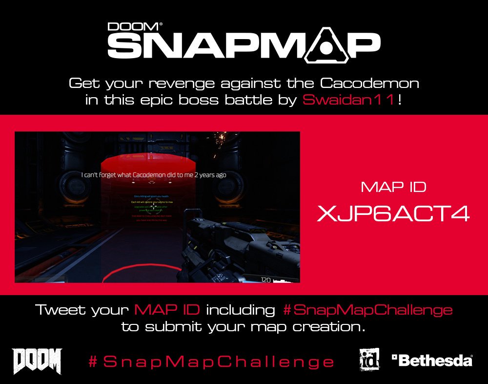 bethesda_nl's tweet photo. Will jij SnapMap advies over baasgevechten van @idSoftware ? Check #SnapMapMonday, tweet je vragen &amp; maps -> @DOOM https://t.co/clxHCDQpvV
