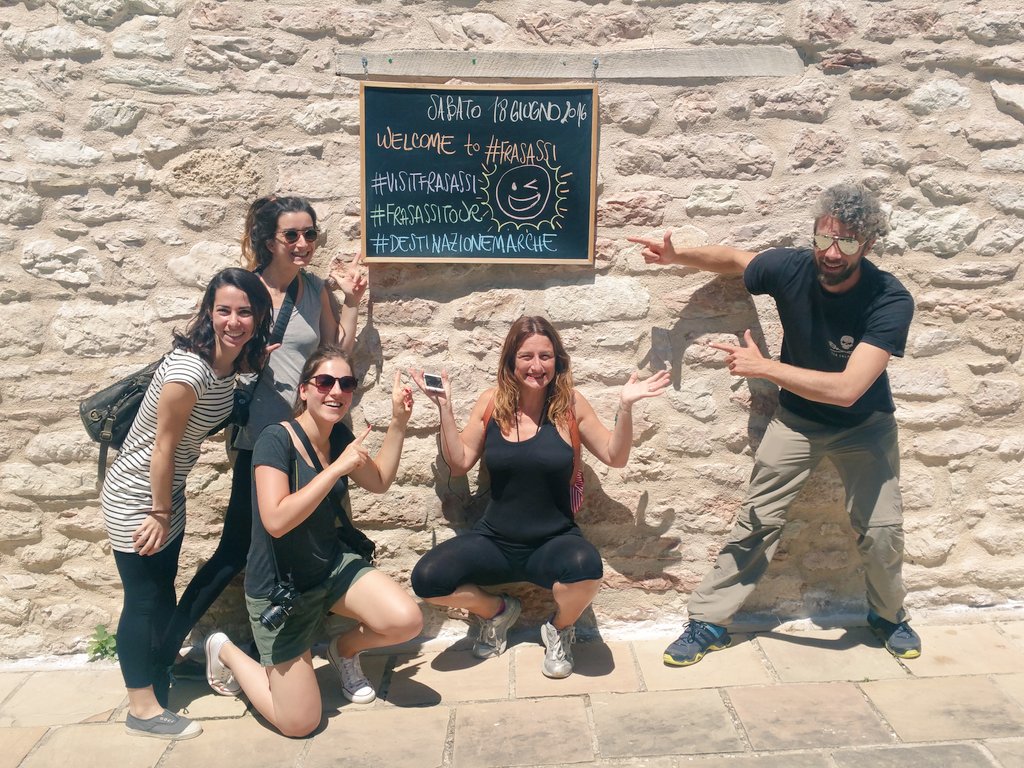 MarcheTourismEN's tweet photo. Cheers to @Frasassi_Avv ! Thanks for the warm welcome! #frasassitour #visitfrasassi #lemarche https://t.co/Oz7a3x5IkU