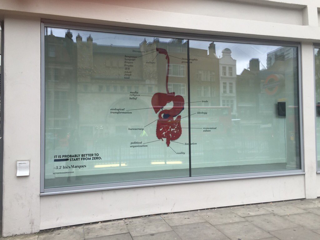 GXgallery's tweet image. Another fantastic installation from @BetterFromZero &amp;amp; our very own, Ines! @TheCassArt #whitechapel @_TheWhitechape