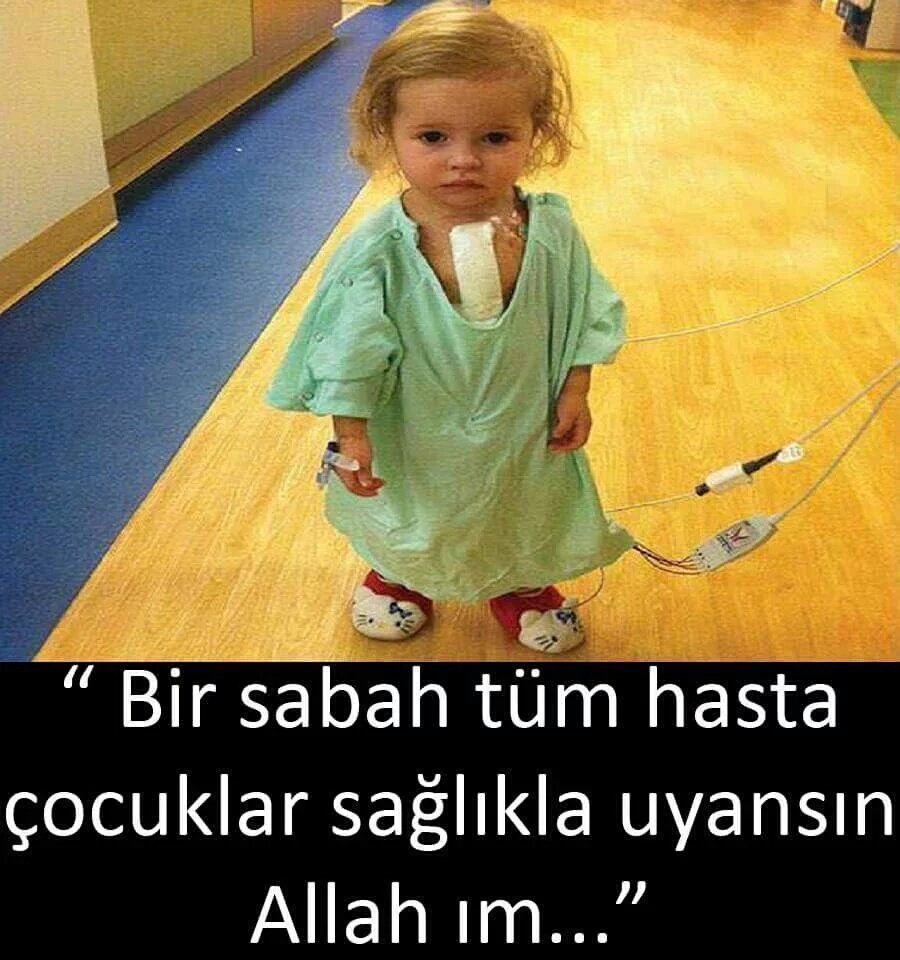 Bu Ramazan günü hastalarımızı,
özellikle küçük bedenlerimizi unutmayalım 😯