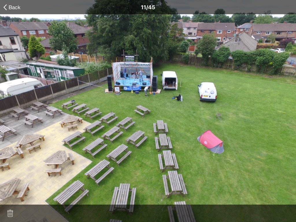 69BARTO1's tweet photo. The stage is set for Vulcan V Fest today at the Victoria Pub. All Welcome. https://t.co/oWw3JAA2Cv