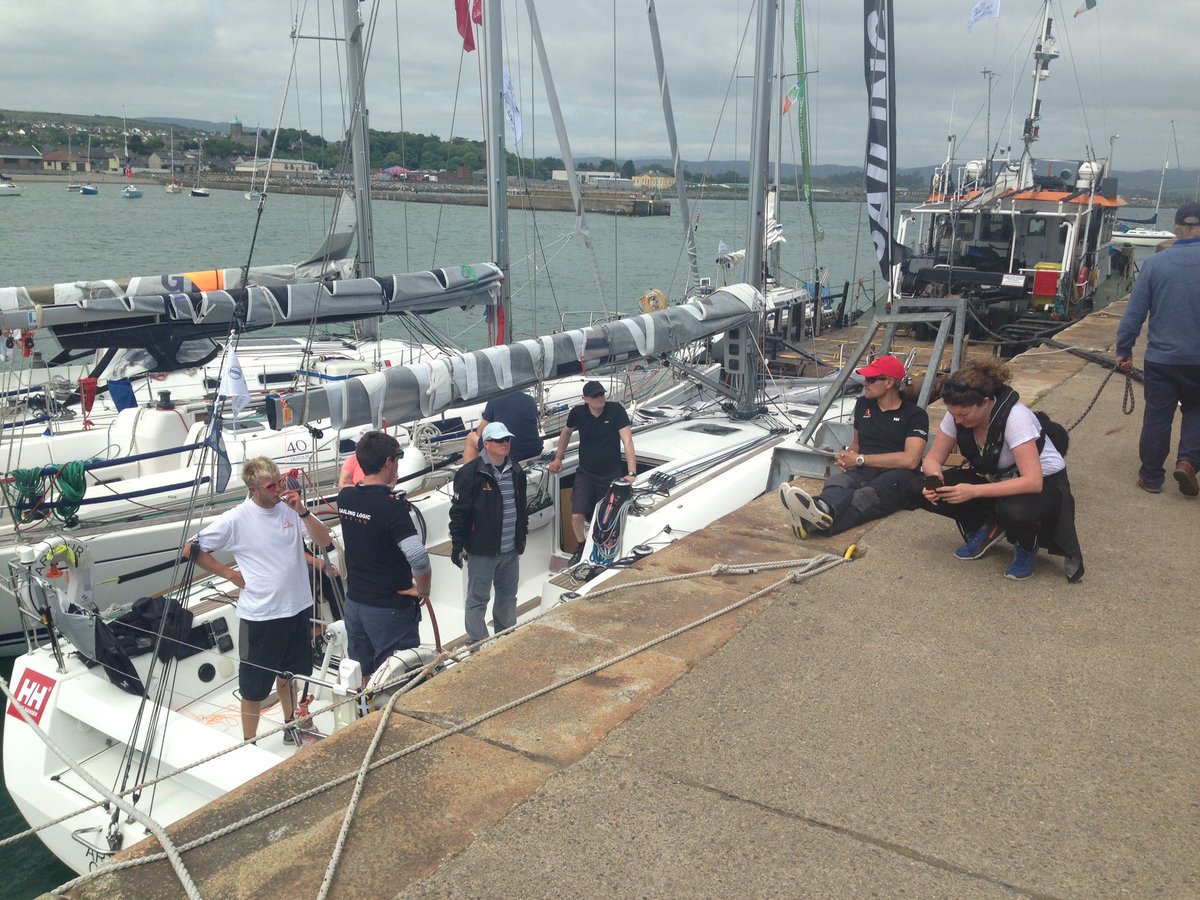 RoundIreland's tweet photo. Arthur Logic nice and relaxed with 1hr to the start of @RoundIreland #SailLogic #vri2016 https://t.co/86PKEmfmKz