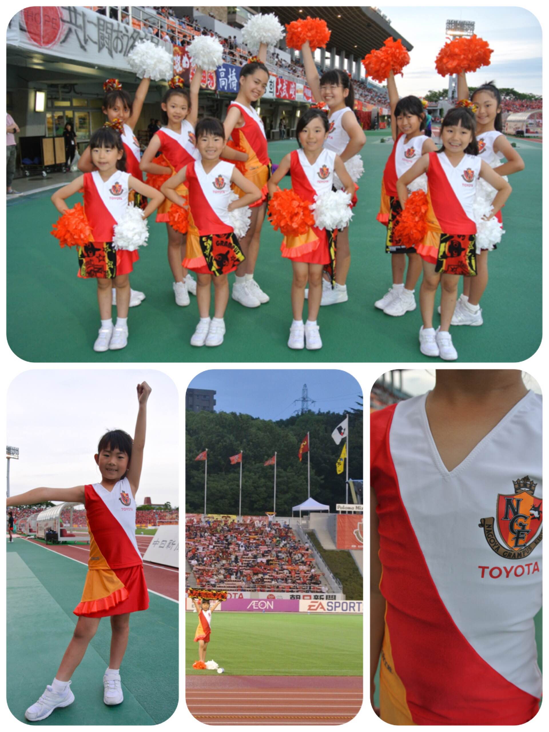 チアリーディング　ユニフォーム　チャコット　チア　グランパス 美品】チアリーディング ユニフォーム チャコット チア グランパス