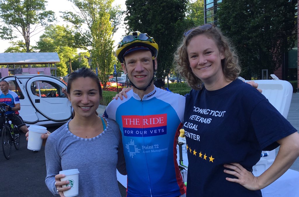 MonteFrankCT's tweet photo. Ready to roll 100 miles for @CTVeteransLegal #RideForVets @CTBar https://t.co/1wDROCuLVL