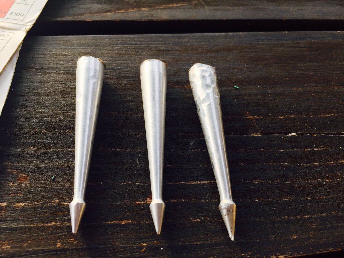 Durability of Bronscor Ali tees after 6 rounds of golf
