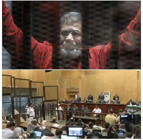 بالتفاصيل :  السجن 40 سنة لـ«مرسي» في «التخابر مع قطر».. والإعدام لـ6 آخرين