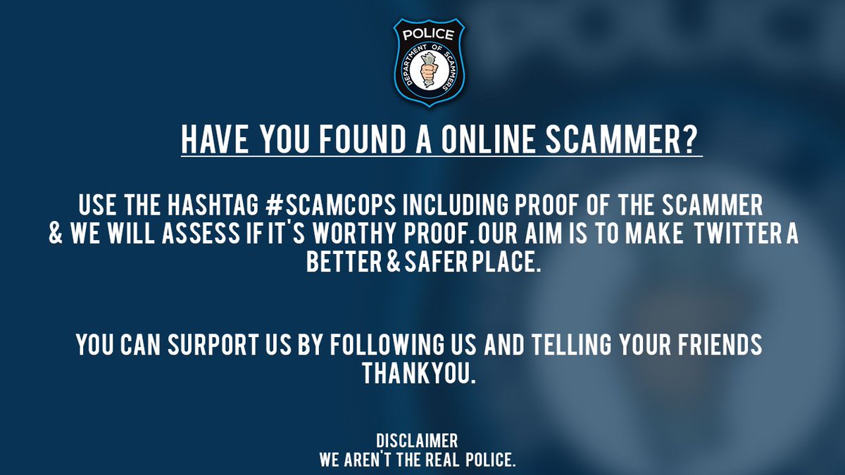 ScamCops's tweet image. Help us, help others. #SCAMCOPS