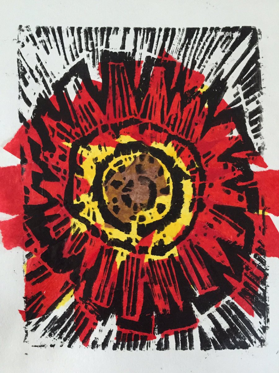 emmajanebespoke's tweet photo. #woodcut #print using Caligo inks of #abstractflower https://t.co/c3PKxa3V5R