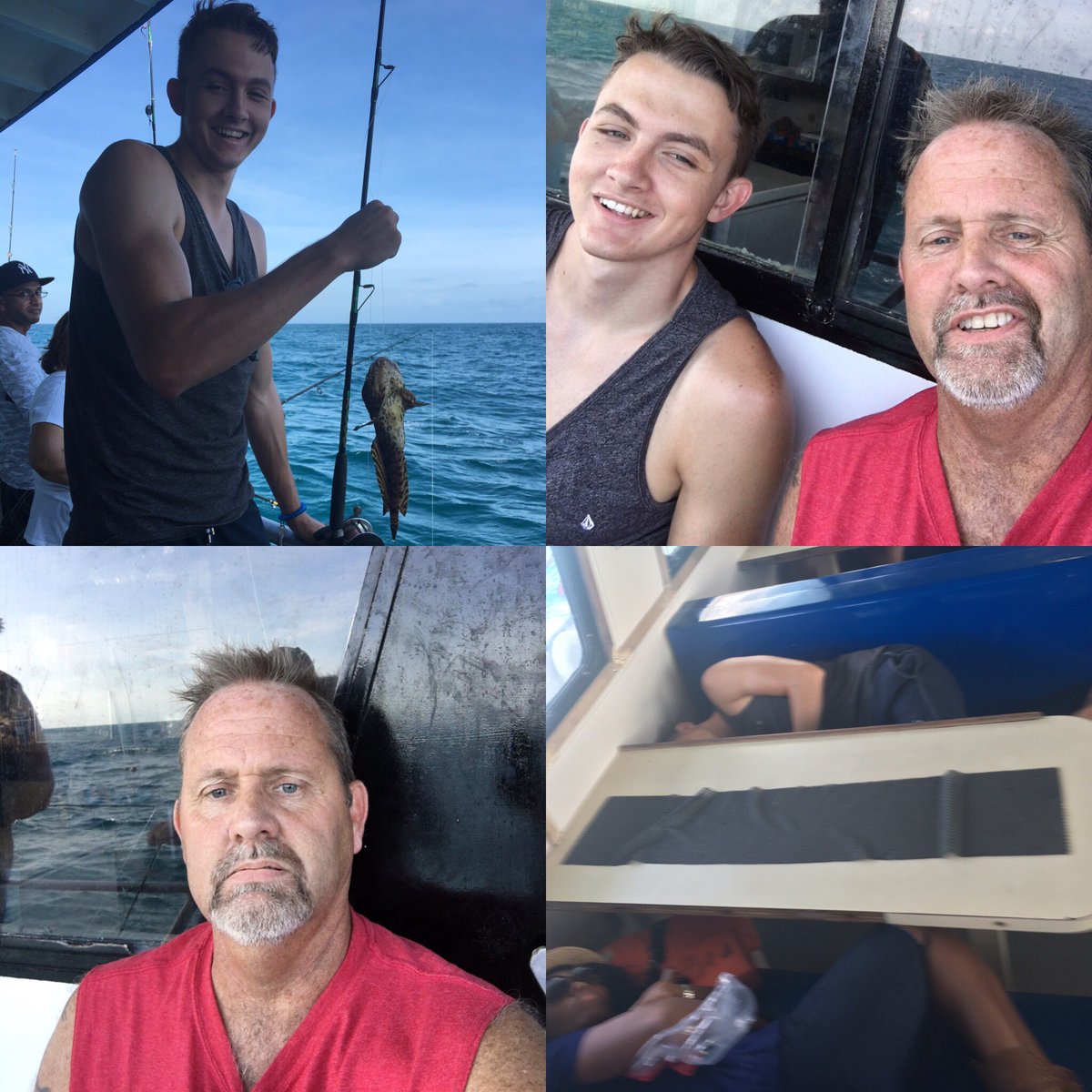 tbreidsr's tweet photo. Took @TBReidMD2b #DeepSeaFishing for 20th #BirthdayBash Great time #hurling #heaving #puking #gacking #vomiting ๐๐ฃ๐ ๐ด https://t.co/71gAhAk07B
