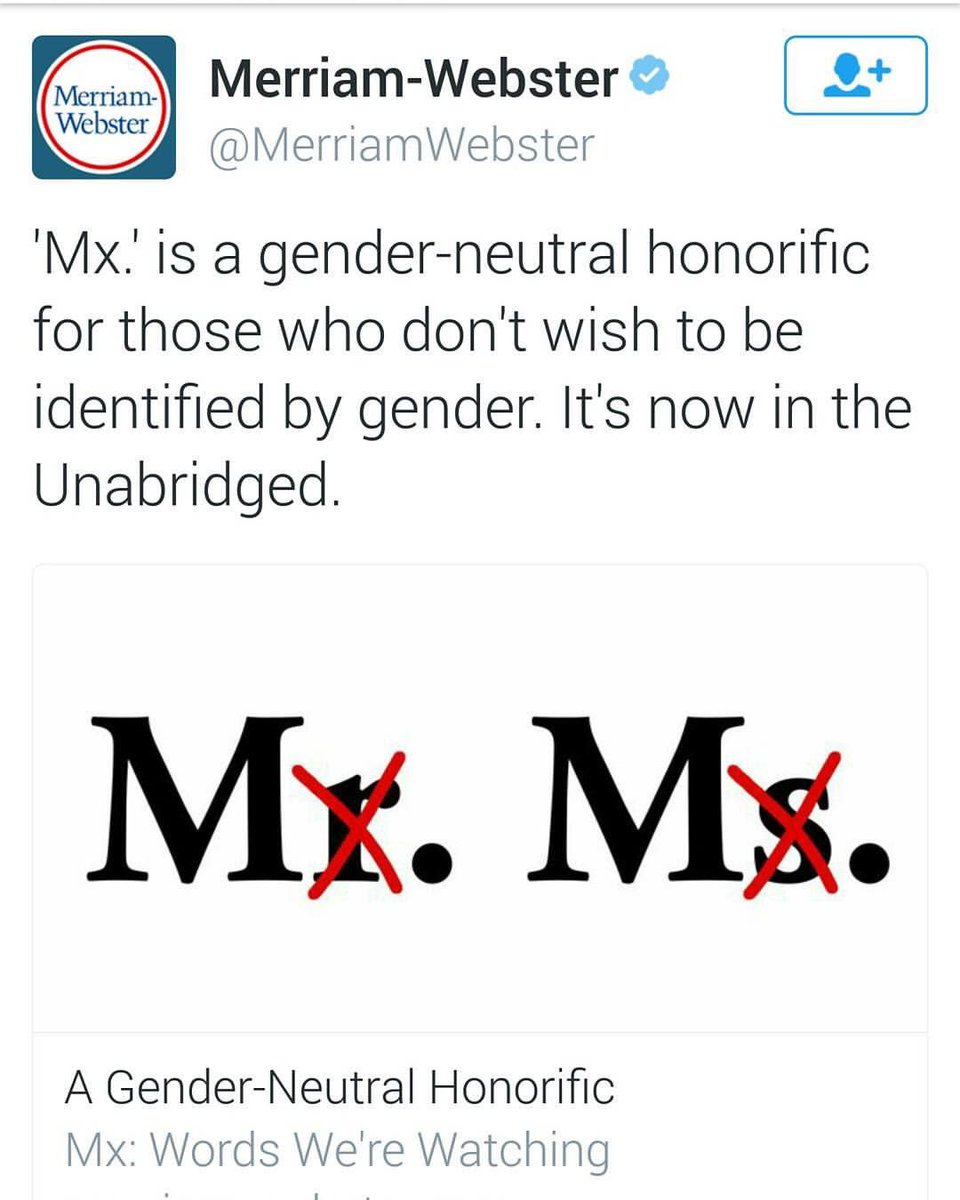 Dragtionary's tweet photo. @MerriamWebster #mx #mrs #mr #gender https://t.co/5ytiAPpshW