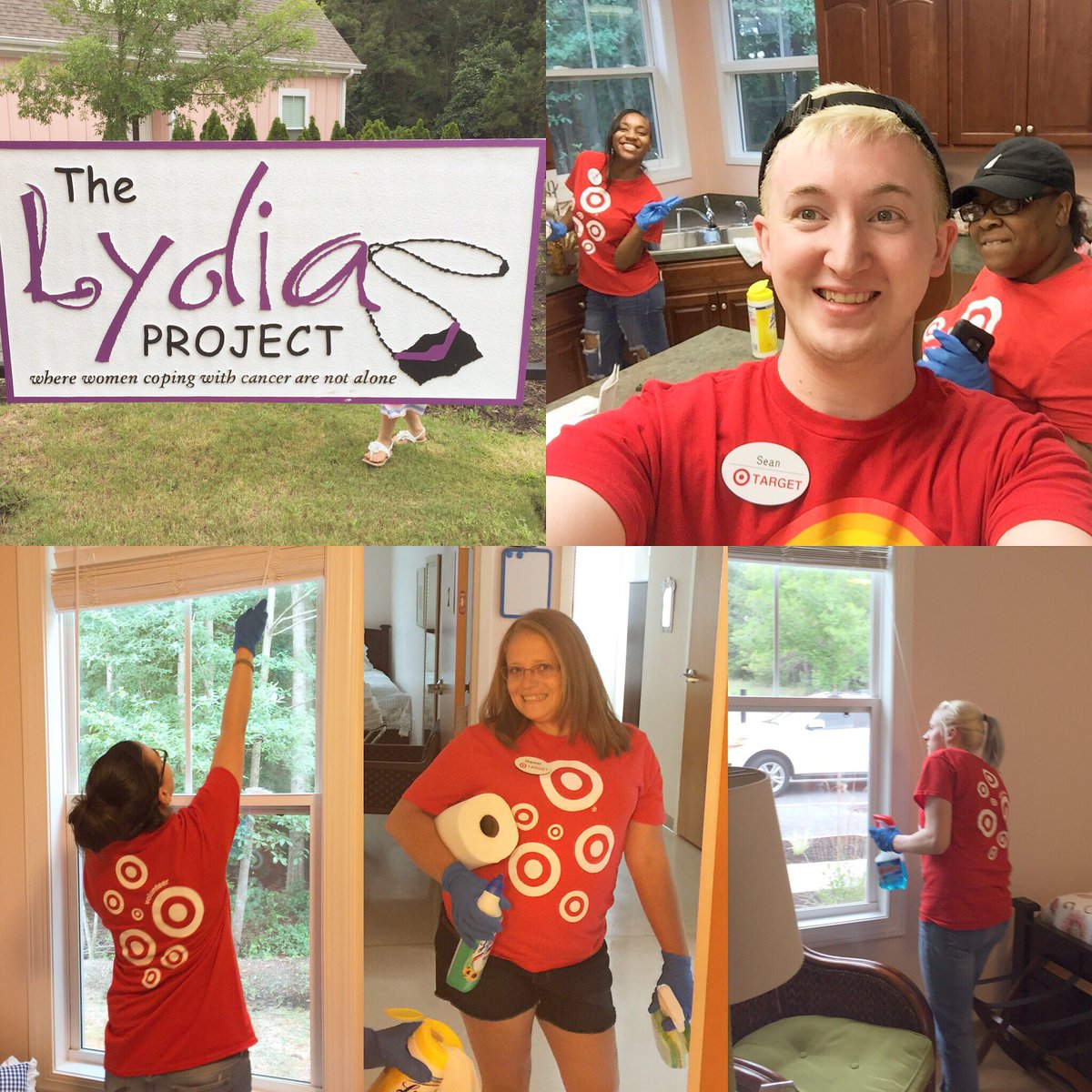 JamesHensJew's tweet photo. Great day volunteering at The Lydia Project #OneTeam #NotSoRandomActsOfKindness @ArlenKincaid @KarlSchaeffer1 https://t.co/kfMf9RlkbJ