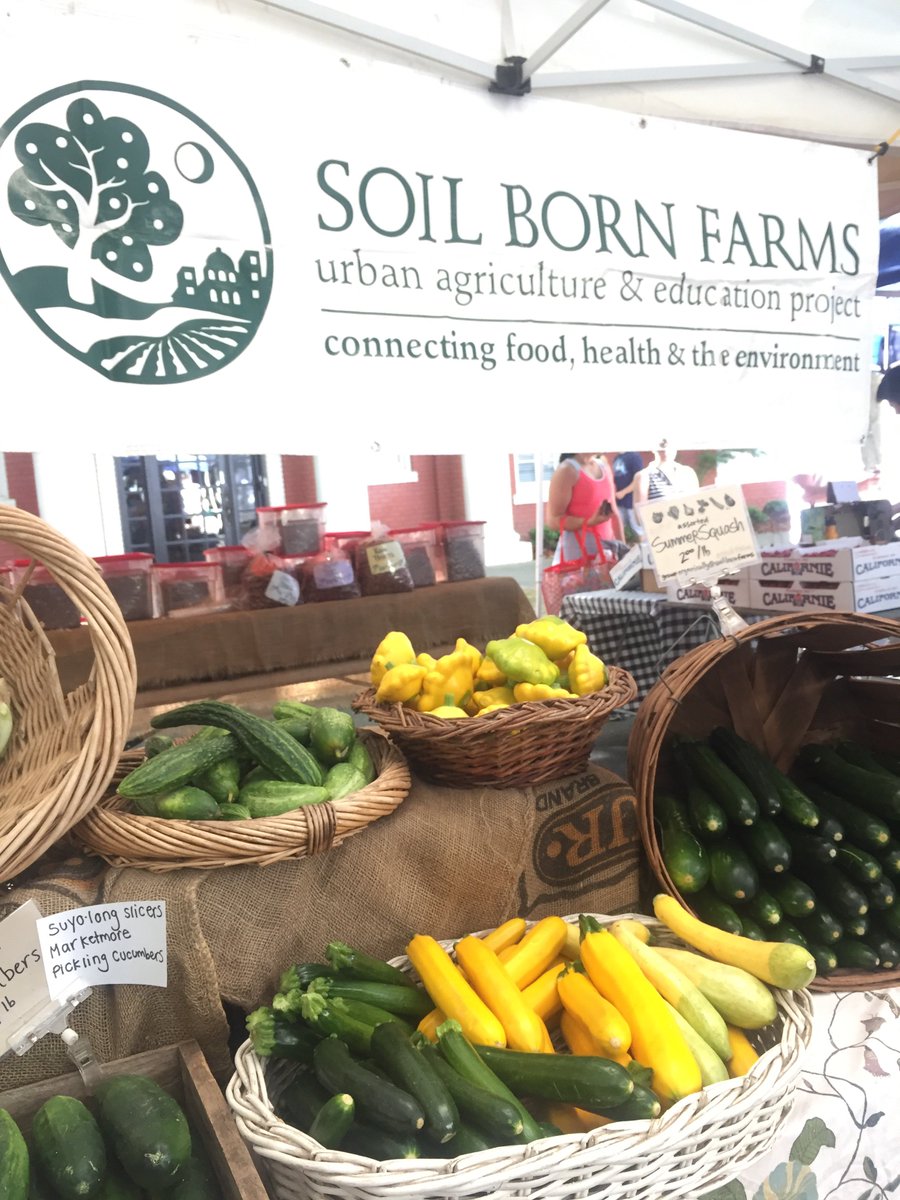 Every Saturday you can grab some veggies from  <a href="/soilbornfarms/">Soil Born Farms</a>  <a href="/MFMSac/">MFMSac</a> #CelebratingMembers #midtownsac