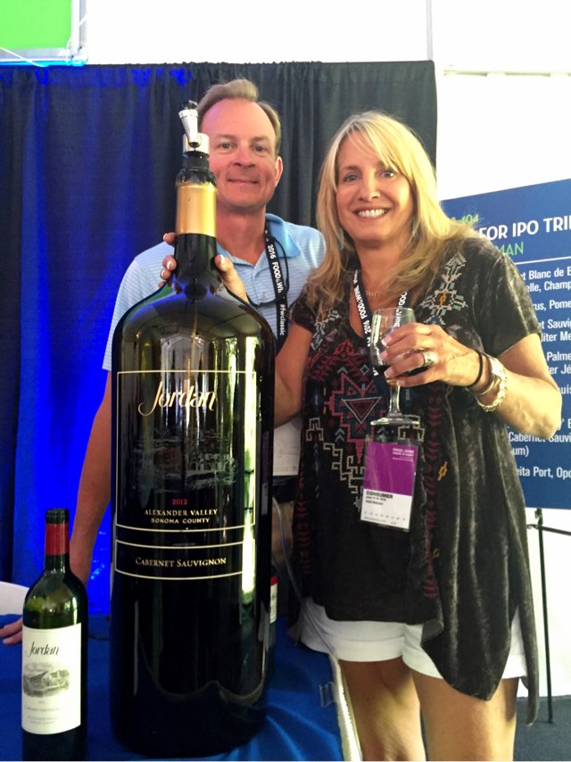 jordanwinery's tweet photo. Fans tasting history with us at #fwclassic. #18liter @markoldman #drinkrichly https://t.co/jcg7IKH4M5