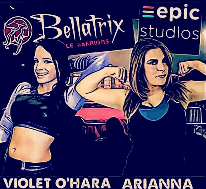 Arianna_totosis's tweet photo. At #Bellatrix20 it's me vs Violet O'Hara!  We faced each other at my debut in @BellatrixFW ..now it's rematch time!! https://t.co/HLExKZqTUd