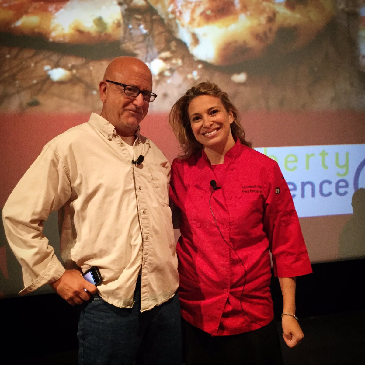LibertySciCtr's tweet image. Come see @donatellaarpaia and @petegenovese Science of Pizza demo! Second floor theater at 1:30 #PizzaScience 🍕