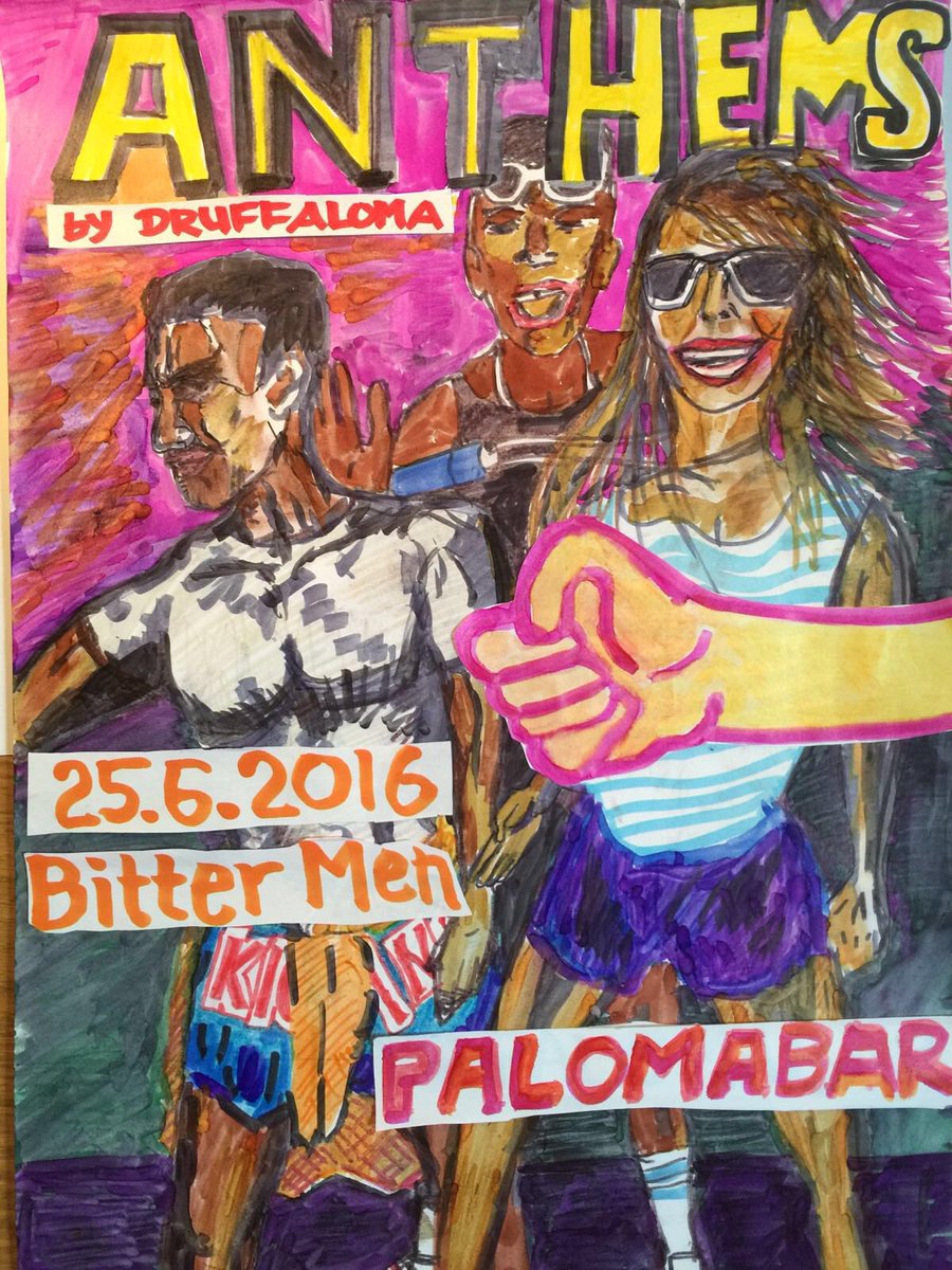 druffmag's tweet photo. D*ruffaloma ahead #kotti #palomabar and a new show @BCR_Radio https://t.co/rvH3L8gNQl @mjkummermehr @FinnJohannsen https://t.co/ZHKhDS4kSE