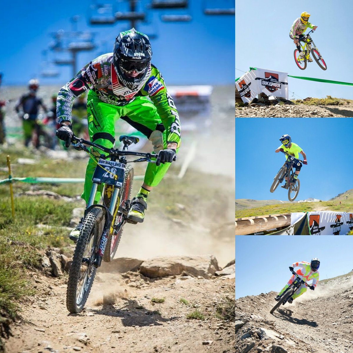 websierranevada's tweet photo. Espectacular sesión de entrenamientos en el #bikepark. Mañana, VI Copa Bull Bikes de descenso. #downhillmtb https://t.co/7nk2u04EVq