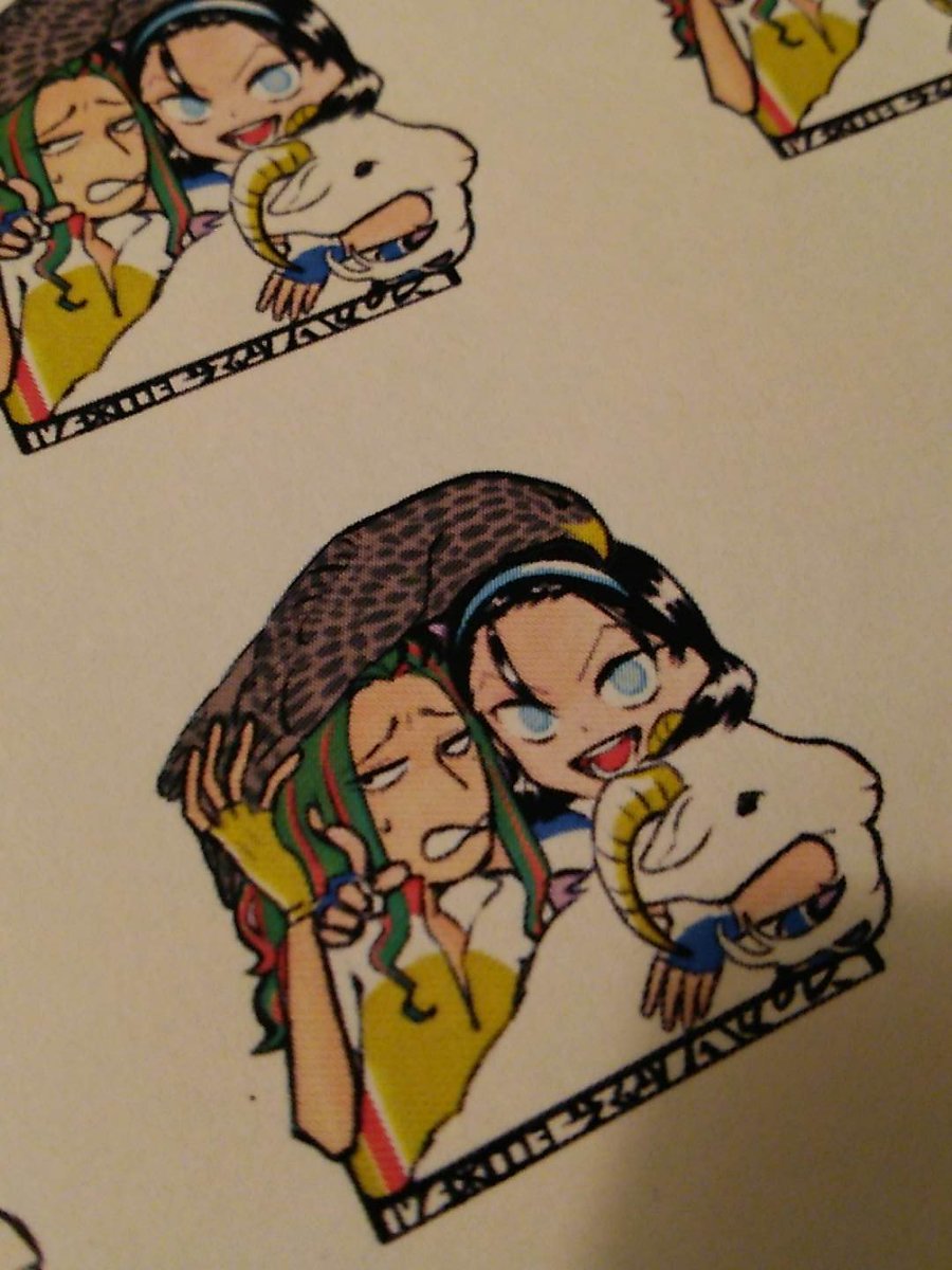 375sunako's tweet photo. シール随意制作中です……お久しぶりです生きてます https://t.co/xXRaMcnKsv