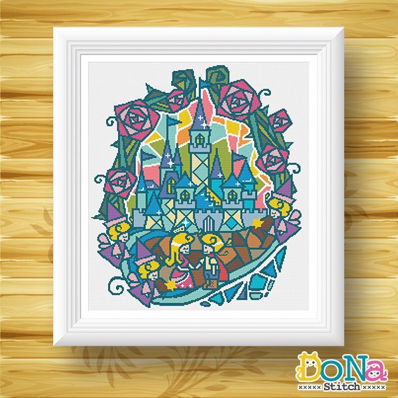 arielttang's tweet image. Sleeping Beauty- Fairy Tale Series - Cross Stitch Patterns tuppu.net/e4abeee6 #MyNewTag #RosePattern