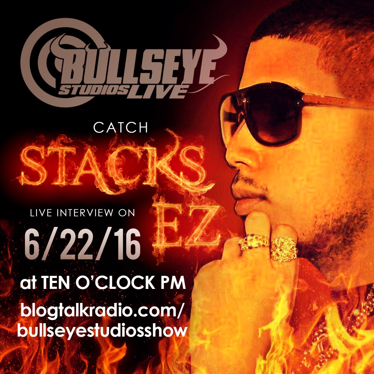Bullseye_Live's tweet photo. @Stacks_EZ 🔥🔥🔥 On @Bullseye_Live 6-22 @ 10pm https://t.co/4SeN5m72dp #LupoTracks #OffGlazz #BetThatGraphics #BetThat https://t.co/kBs9iGkjEb