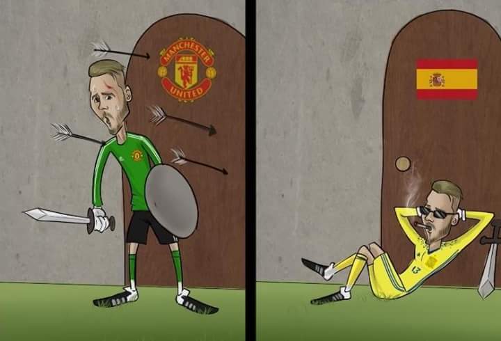 Türkiye maçından sonra tüm Dünya De Gea'yı böyle yorumladı.