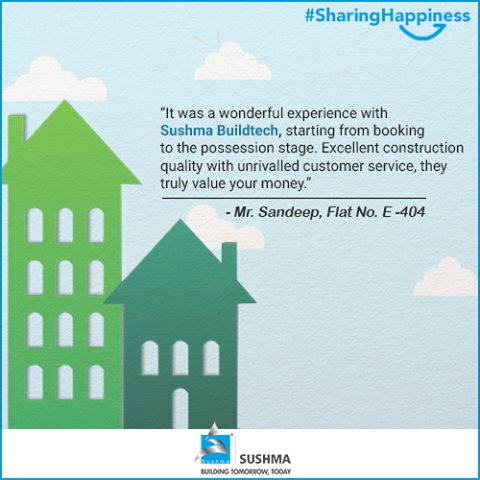 SushmaBuildTech's tweet photo. Your kind appreciation motivates us for more. #EliteCross #Testimonials #Sushma #RealEstate #SharingHappiness https://t.co/2Tmlv8bRQS