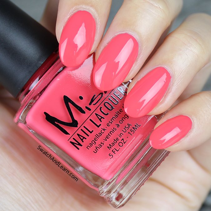 SwatchAndLearn's tweet photo. Give nails a touch of fruit punch with Misa #GiftsFromGaia from the #QueensOfSummer Collection! #summermani #notd https://t.co/zuRunhks58