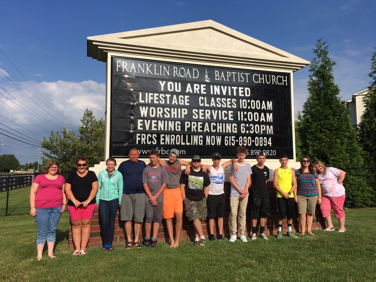 robert_g_brown's tweet photo. Had a restful stop last night at Franklin Rd Baptist Church. Special thks to @kurtcopeland for welcoming us so late! https://t.co/eBQSpp89v5