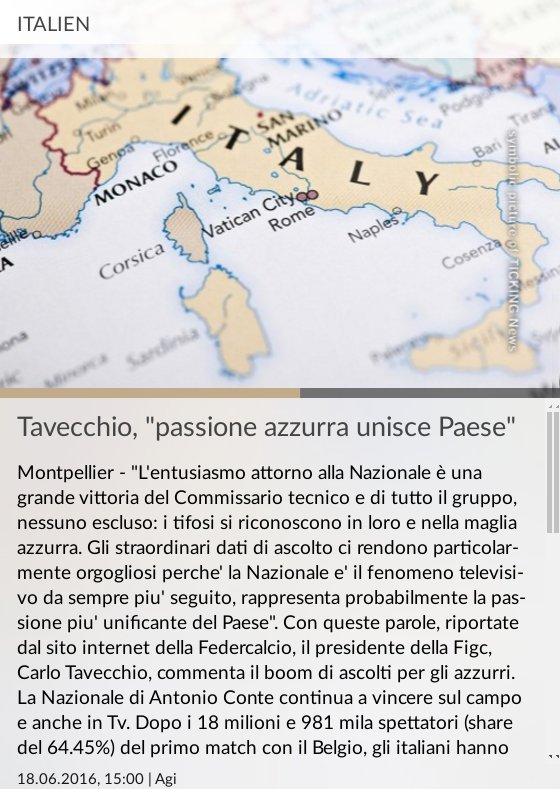 TICKINGNews_IT's tweet photo. Tavecchio, "passione azzurra unisce Paese"
#LePerche #Su #Vinto #Rom #Rende #Stata
https://t.co/CDWhkUWDlU https://t.co/ukzlvJmNwj