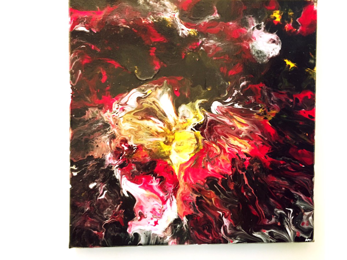 FireflyPaints's tweet photo. "Life" acrylic on canvas #abstractart #fluidpainting https://t.co/kZyV9EUMph
