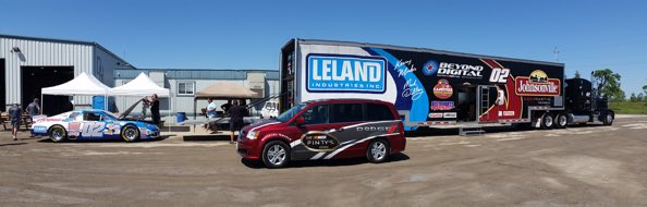 At Duivenvoorden Haulage Ltd yesterday to show our thanks for their support of our 2016 NASCAR Pinty's Series season