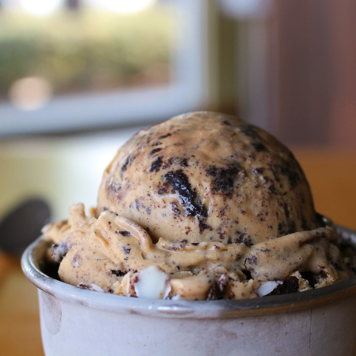 Coffee Cookies &amp; Cream #homemade #icecream today, open 11-9 TR, closed Cleveland Street.