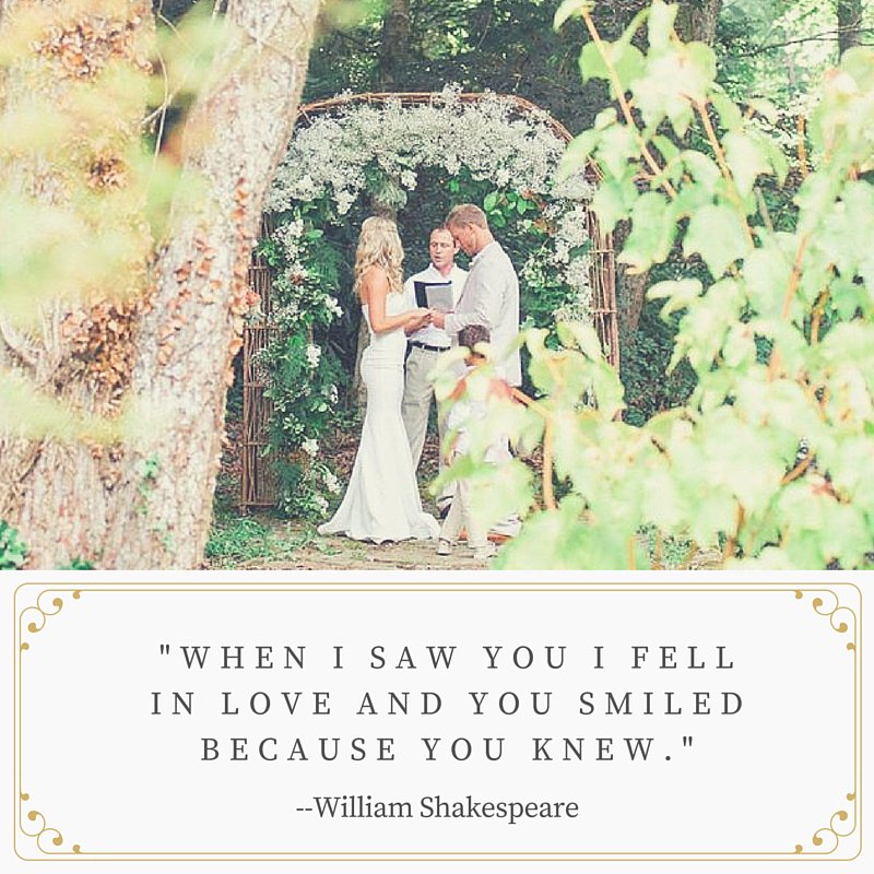 willow_falls's tweet image. "When I saw you I fell in love and you smiled because you knew." -William Shakespeare #soulmate #wedding #love