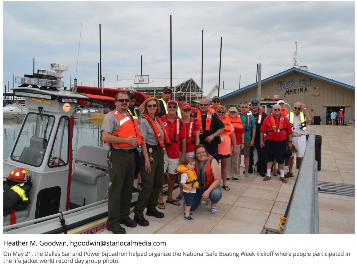 BoatingCampaign's tweet photo. MT @ReadySetWearIt: @starlocalmedia  highlights @DallasSquadron  #RSWI2016 event: https://t.co/oO3aNwaQ8q #wearit https://t.co/vNDojCfcdu