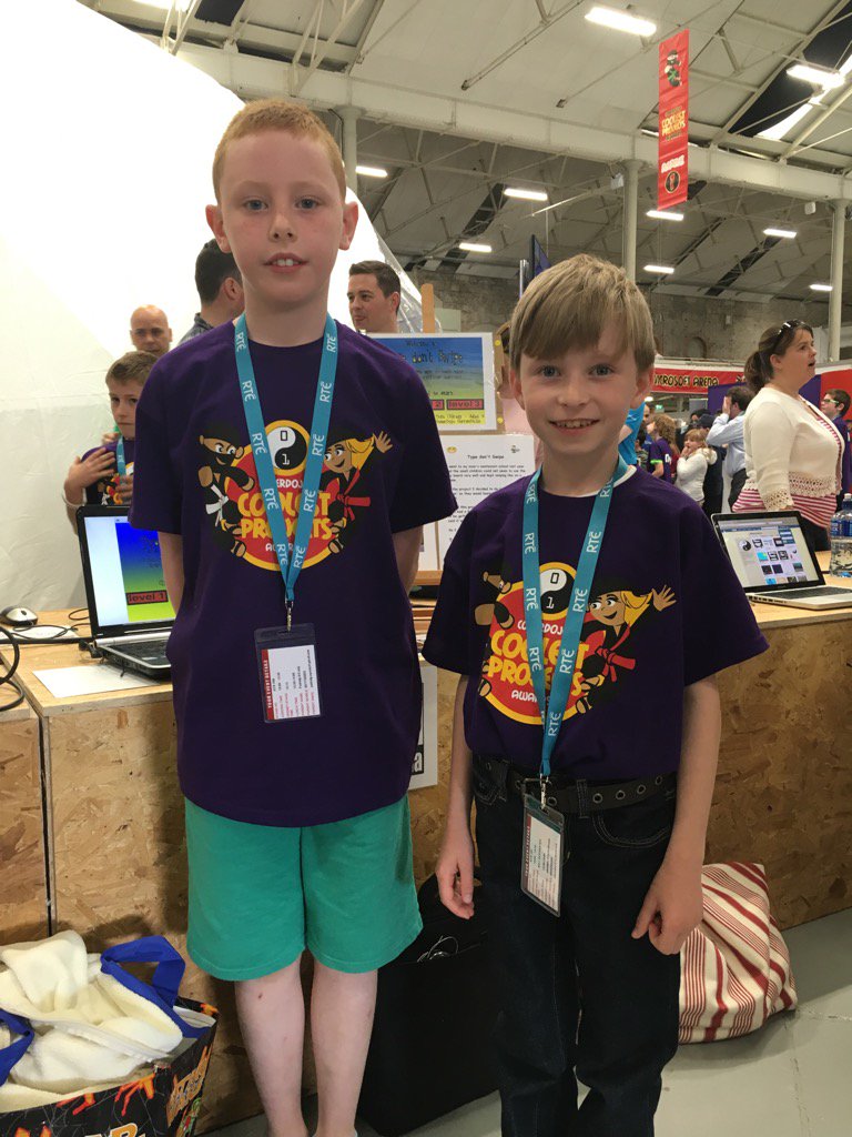CoderDojoCoranD's tweet image. Our @CoderDojoCoranD Ninjas Tom and Ethan at the @coolestprojects awards!! Well done lads and good luck!! 😀👍🏻