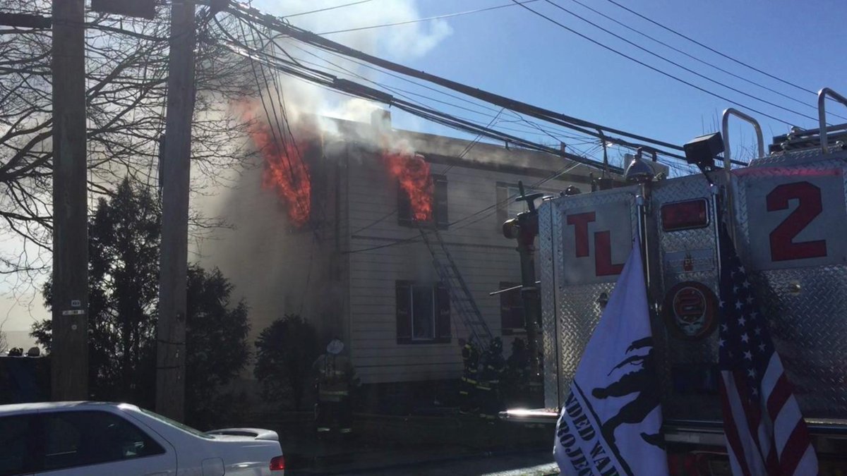 lohud's tweet image. Port Chester Fire - 40 Cottage St. lohud.us/263D9YK
