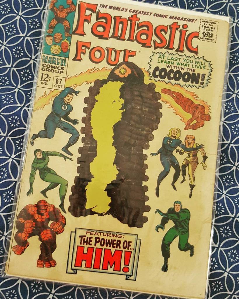 VinceSchilling's tweet photo. Another of me and @DelSchilling's awesome #ComicBooks collection  FF # 67 12cents #NativeN… https://t.co/EMcu0hvZdV https://t.co/le1eBk679w