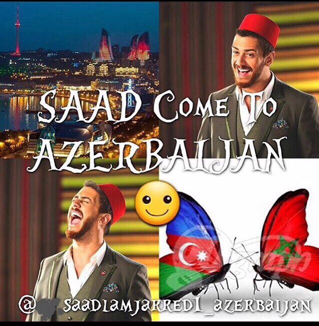 SL_Azerbaijan's tweet photo. @Saadlamjarred1 Please come to Azerbaijan.We love You 💕💕💕💕 #ana_mashi_sahel #Saadlamjarred1 https://t.co/wO5RQzGid1