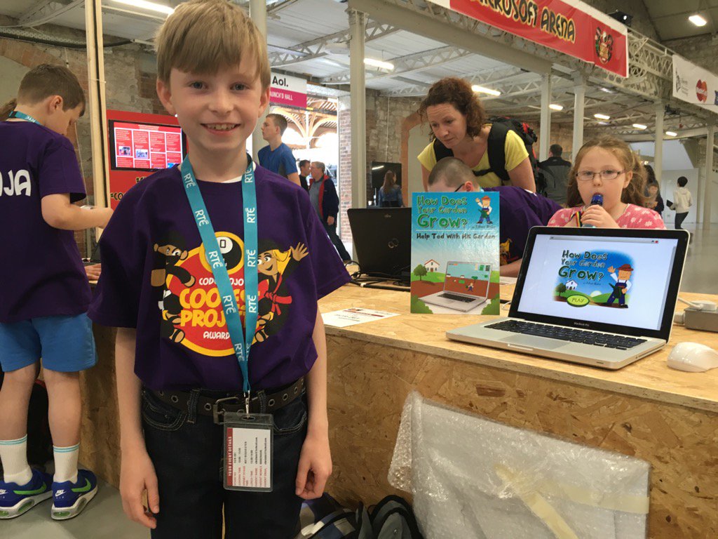 CoderDojoCoranD's tweet image. Our @CoderDojoCoranD Ninja Ethan all setup in the RDS and ready to present at the @coolestprojects!! Good luck!! 😀👍🏻