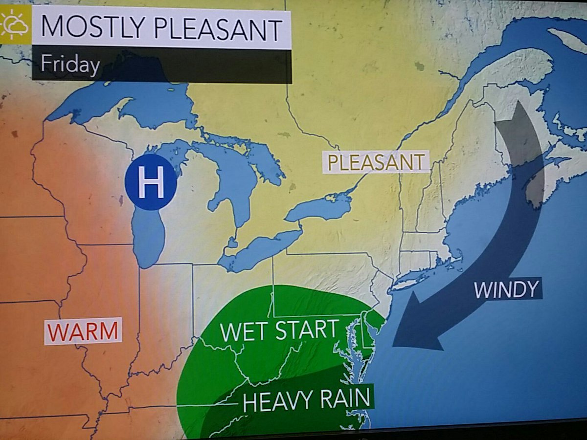 7steps2quit's tweet image. Wet start in Mid Atlantic. #Accuweather #wnnfans #kendisgibson #dianermacedo