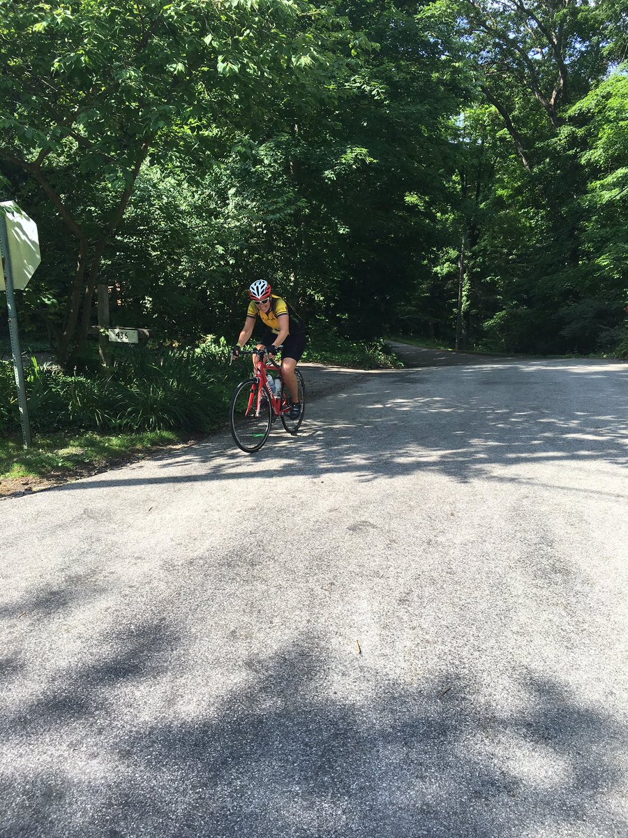 ShaneClapham's tweet photo. Just killed Mt. Granville, with @claphammichelle for the first time this year!  @Pelotonia https://t.co/D4TuqbzUoh