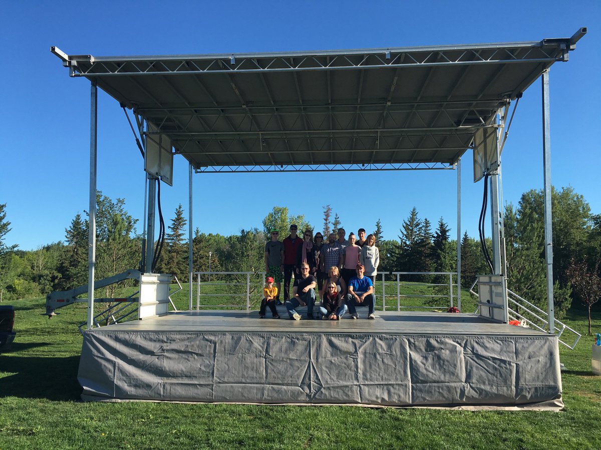 stalbert_pride's tweet photo. Thanks to our Stage Crew for getting up early to set up! #stalbert #stalbertpride https://t.co/C5kA9E3jQU